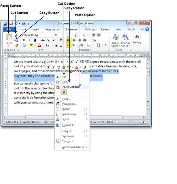 How to work in Microsoft word.
