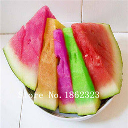 different watermelon colors