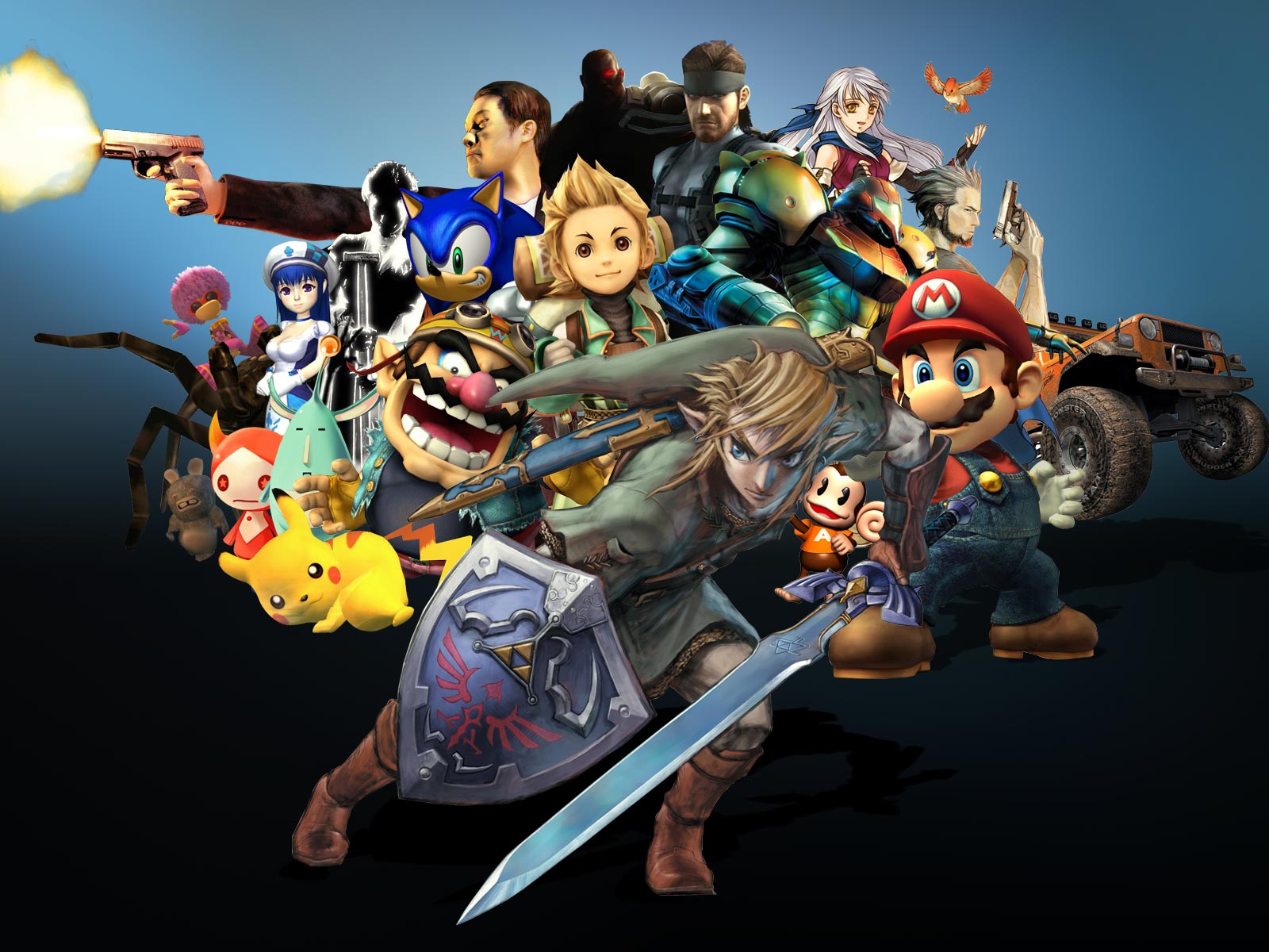 Get Entertainment Today!! Classiccharactersfromoldretrovideogames