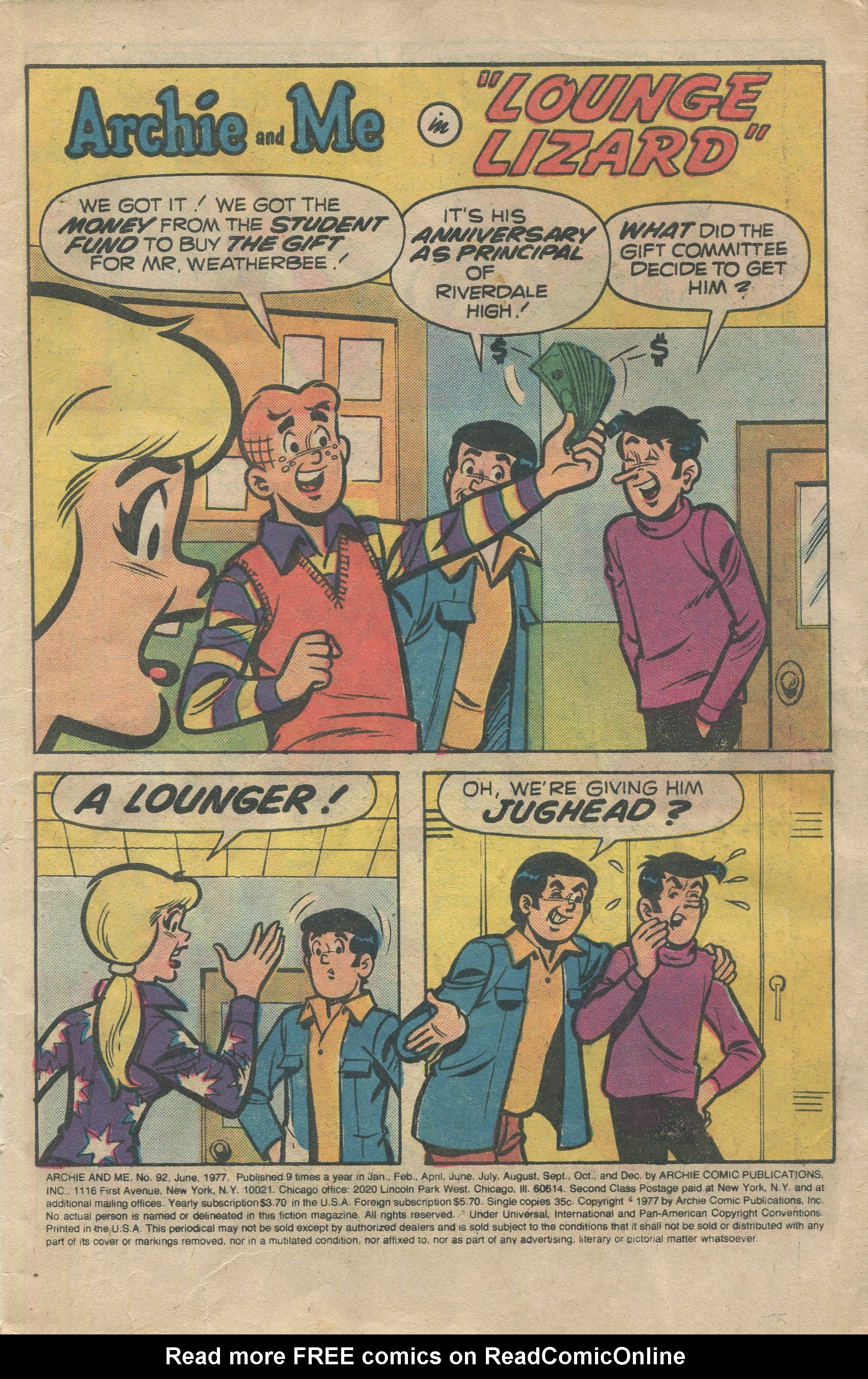 Read online Archie and Me comic -  Issue #92 - 3
