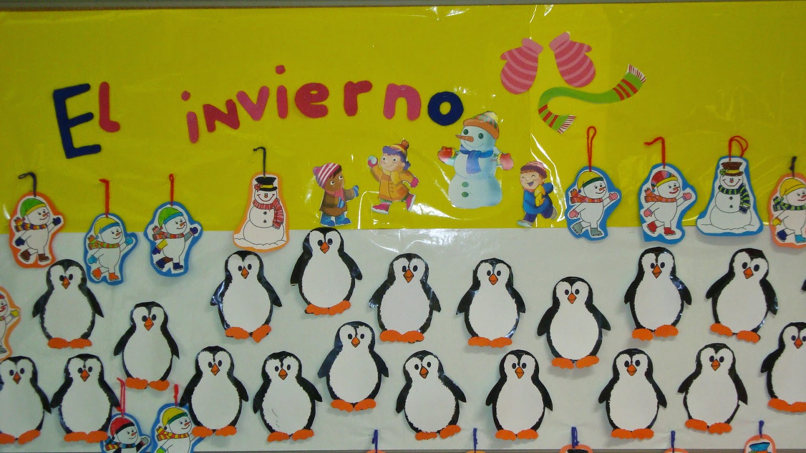 Rincones de Colores Mural del INVIERNO