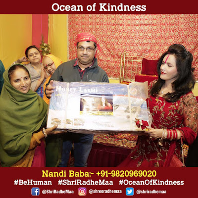 Radhe Maa, Ocean Of Kindness, Charity, 