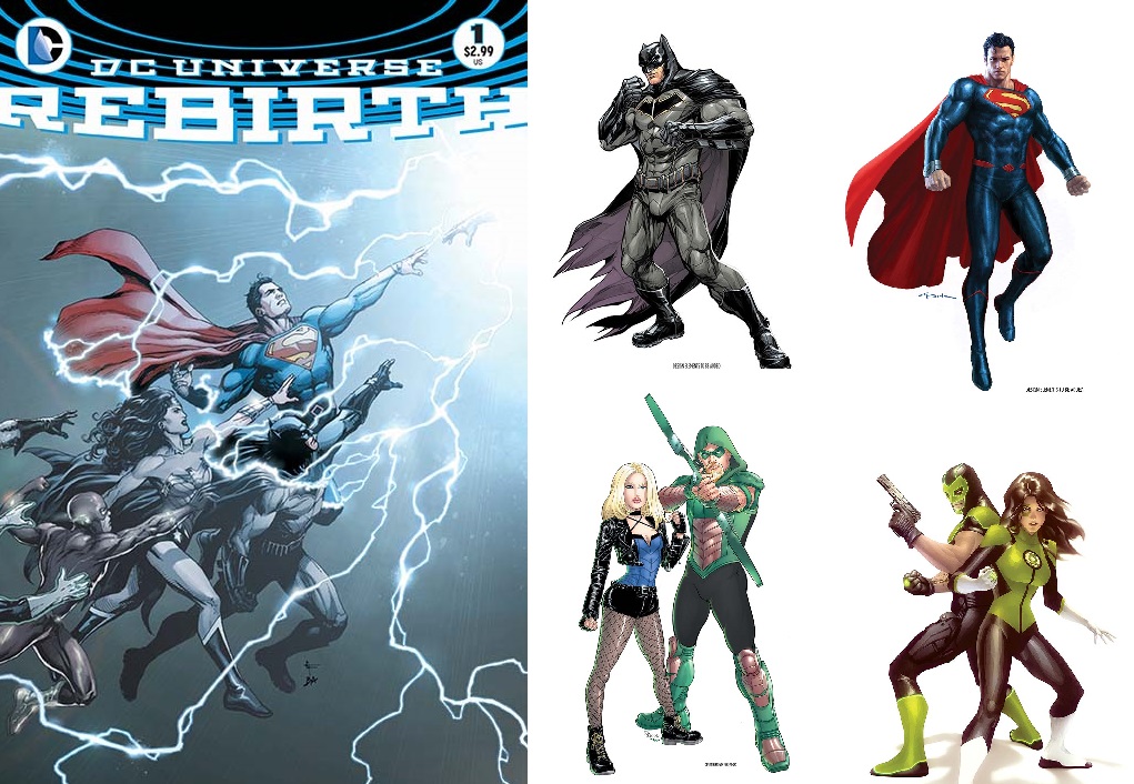 Weird Science DC Comics: First Look at DC Comics Variant Covers for June's REBIRTH  One-Shots