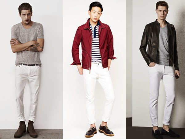 Macho Moda - Blog de Moda Masculina: Looks com Calça Branca Masculina, dicas para usar!