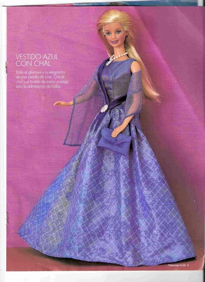 patrones para hacer vestidos de barbie | Revistas de manualidades Gratis