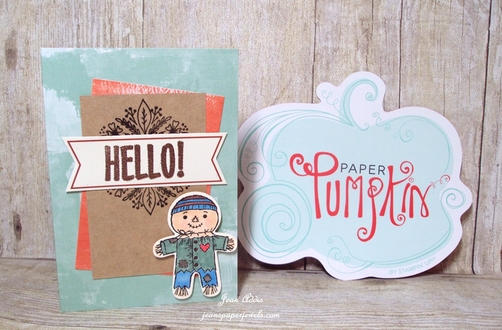 Jean's Paper Jewels August Paper Pumpkin Plus Sneak Peek