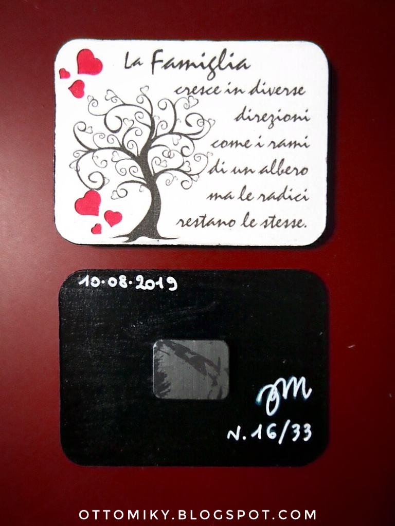 Otto Miky Calamite Famiglia Con Albero Della Vita