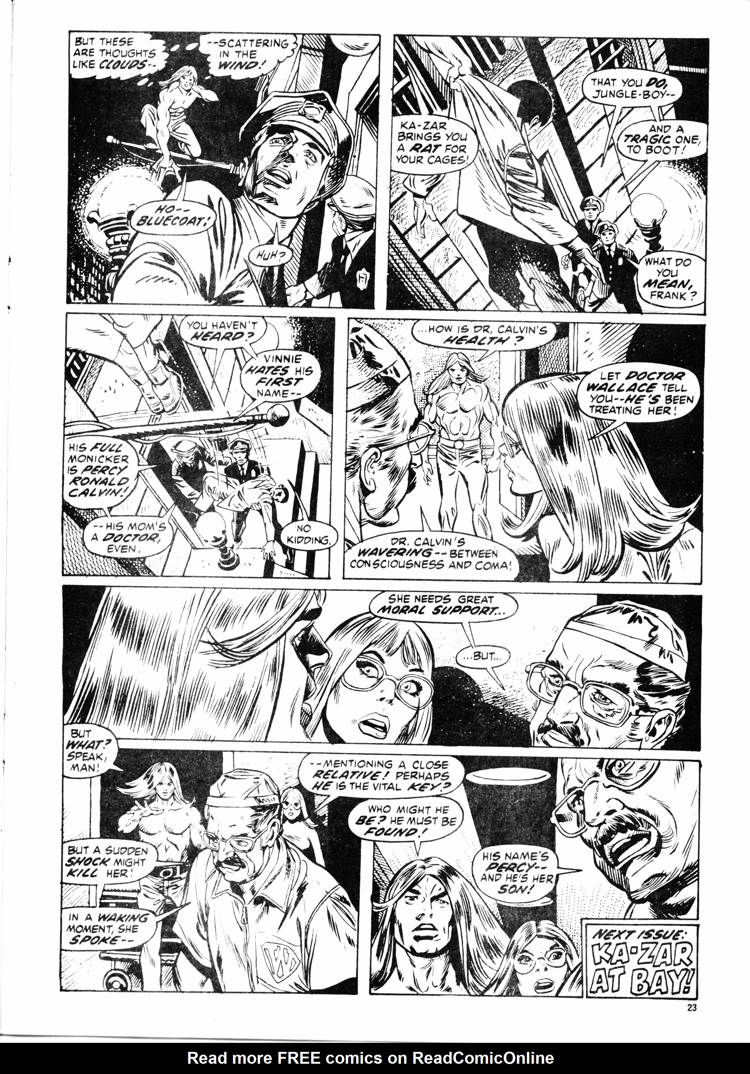 Read online Planet of the Apes (1974) comic -  Issue #65 - 23