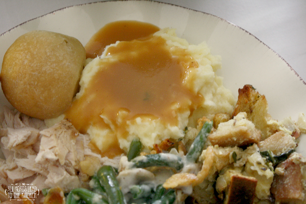 OpenFaced Hot Turkey Sandwich (aka Turkey Manhattan) All Roads Lead