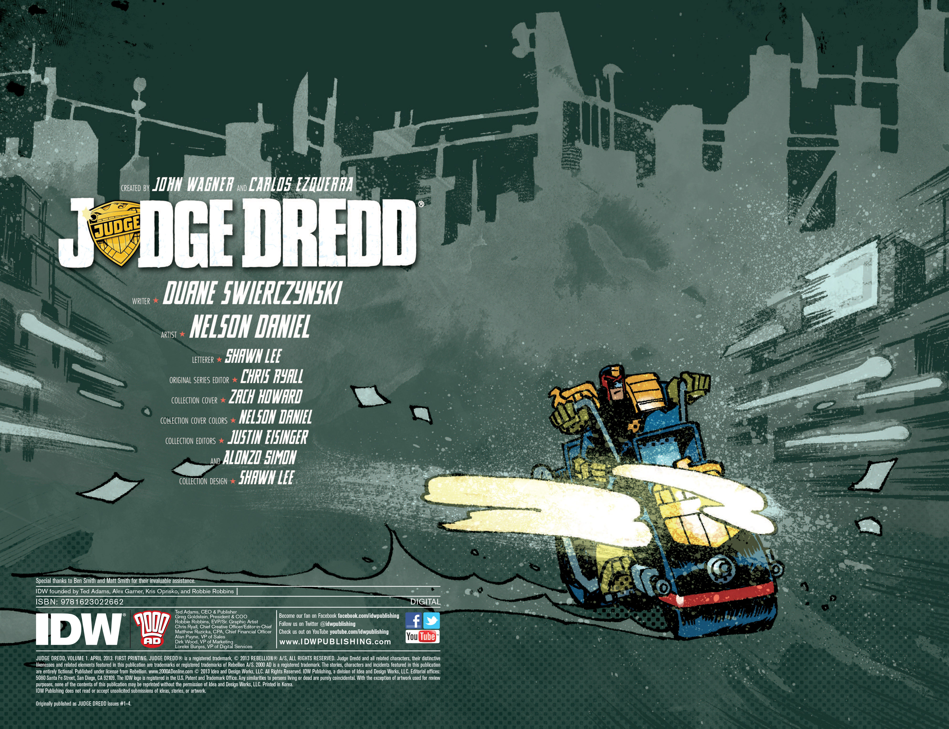 Read online Judge Dredd (2012) comic -  Issue # _TPB 1 - 3