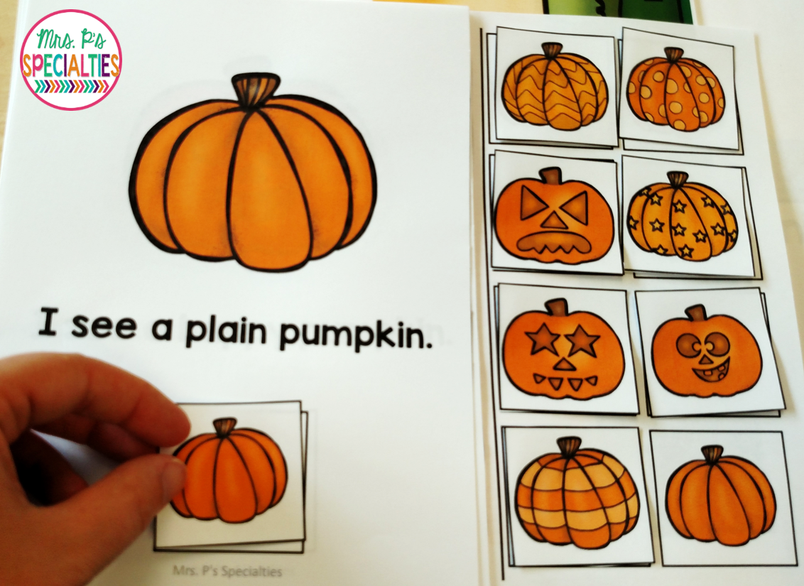 Easy Halloween Activities To Build Language | Mrs. P's Specialties!