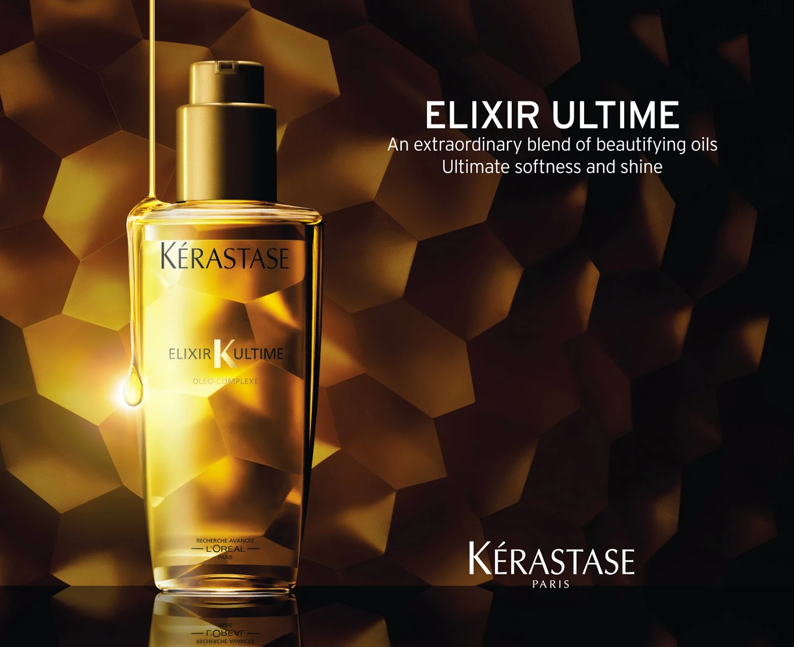 Mesmerizing Kerastase Elixir Ultime Oil Wallpaper Digital Art