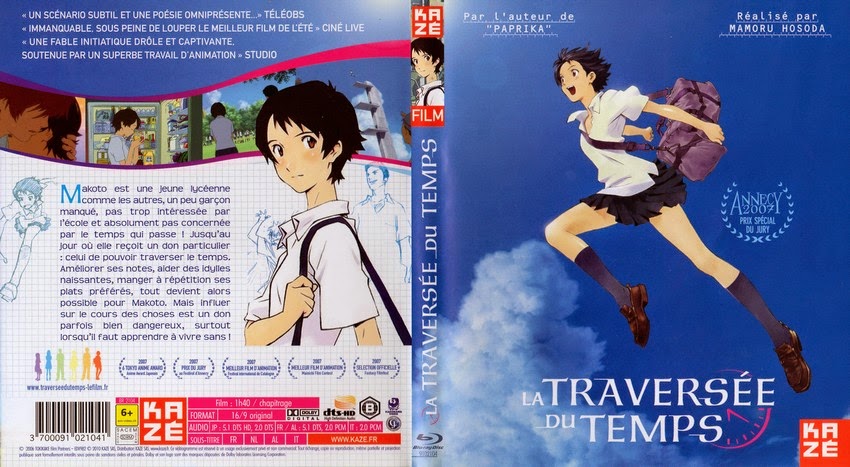 BLU-RAY JAQUETTES BLU-RAY: La traversée du temps