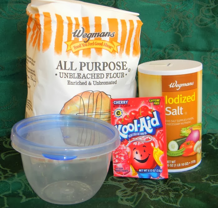 Pinspired Home Kool Aid Playdough Mix with FREE Printable!