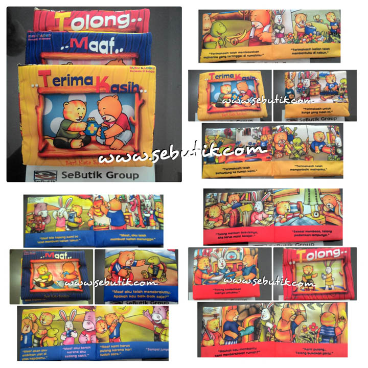 Seri Kata Santun Buku Bantal Anak - SEBUTIK EDUTOYS