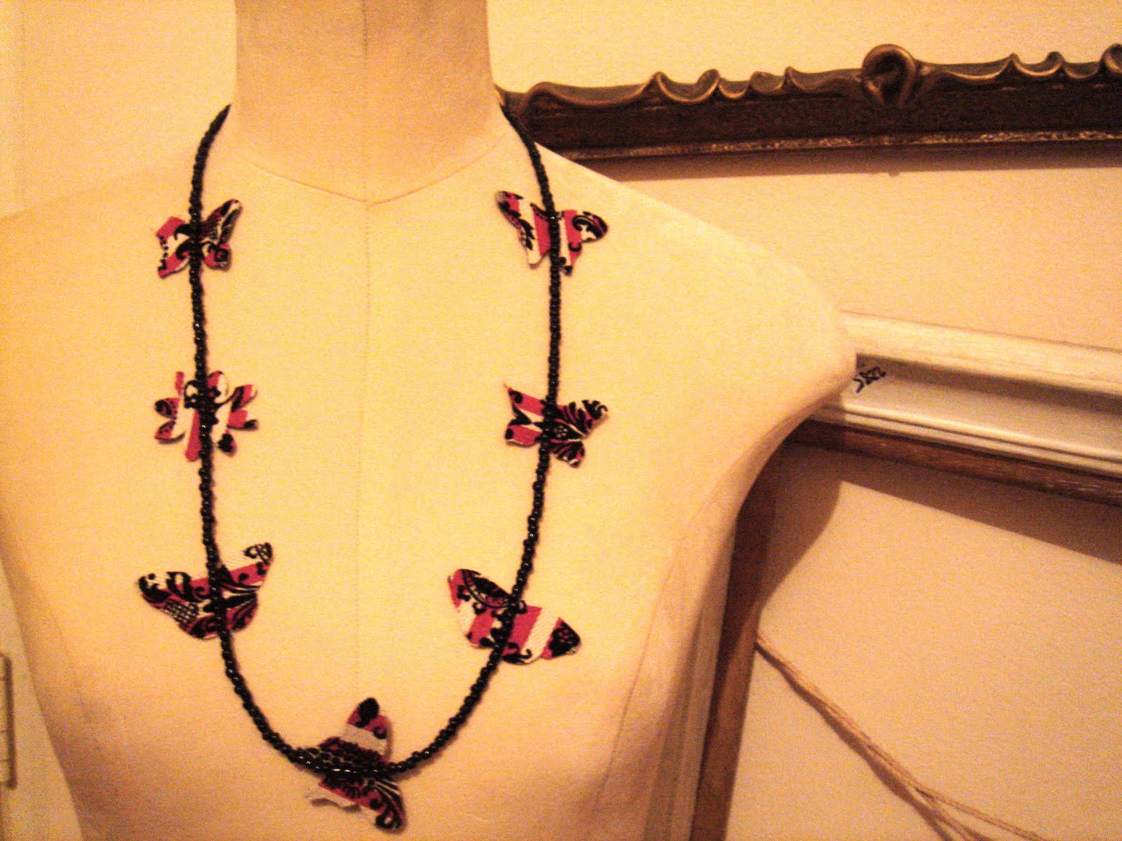 Butterfly necklace by Bron
