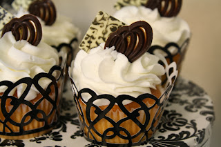 Cupcakes Blanco y Negro, parte 4