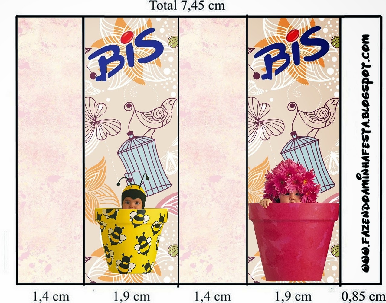 Bebés de Anne Geddes: Etiquetas de Candy bar para Primavera. Etiquetas de Bebés de Anne Geddes para imprimir gratis.