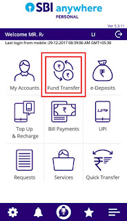 how to add intra bank beneficiary in sbi anywhere app