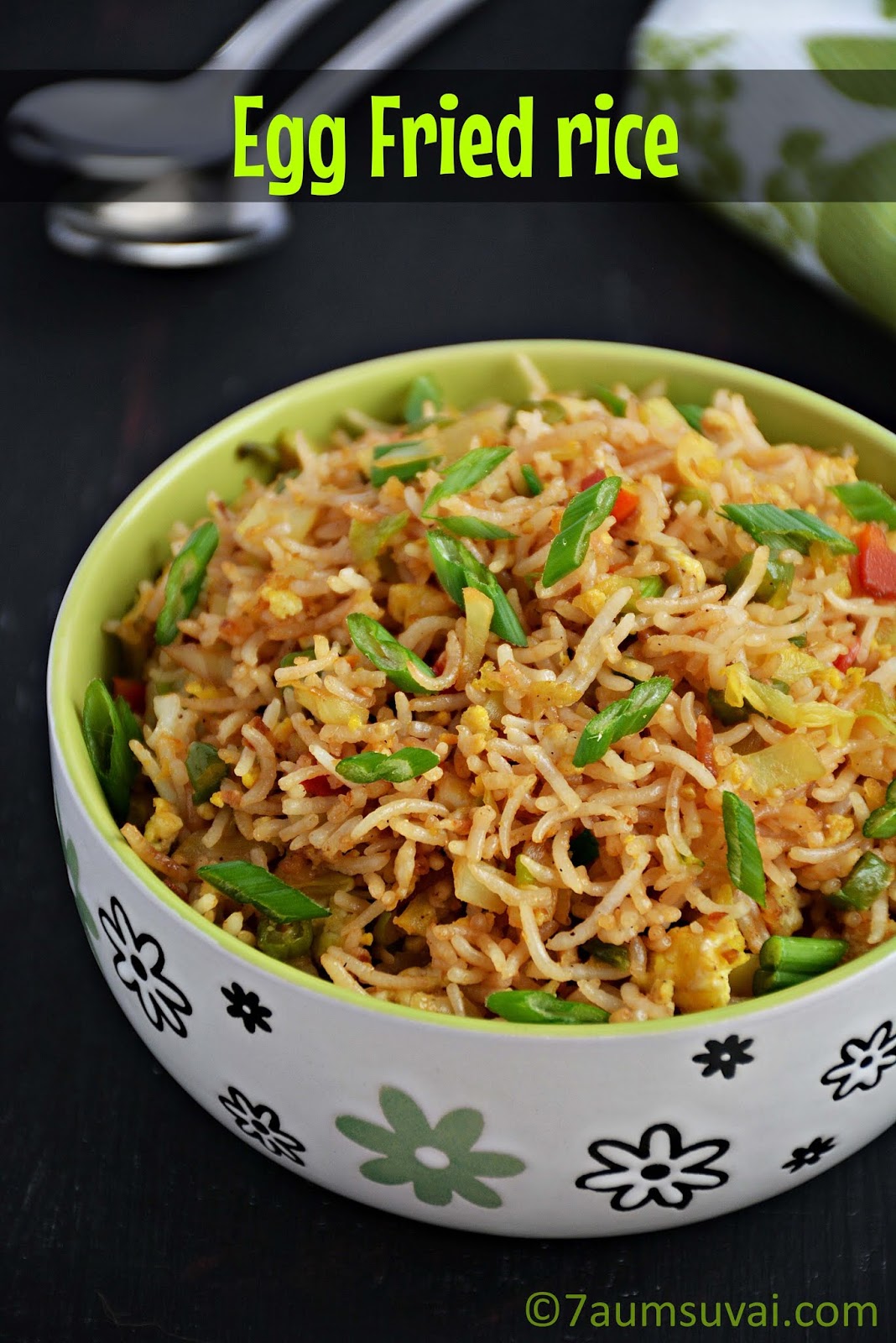 Egg Fried Rice / Fried rice with egg /Rice varieties / Chinese style