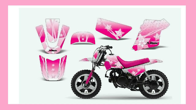 Starlett AMRRACING MX Pink Graphics for Yamaha PW50