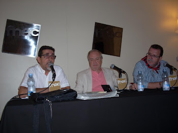 En la FNAC con Miguel Ángel Yusta y Jesús Arroyo