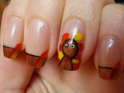 turkey nails polished