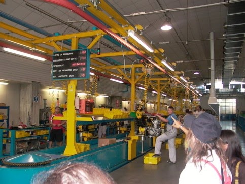 CAGIVA factory tour photos
