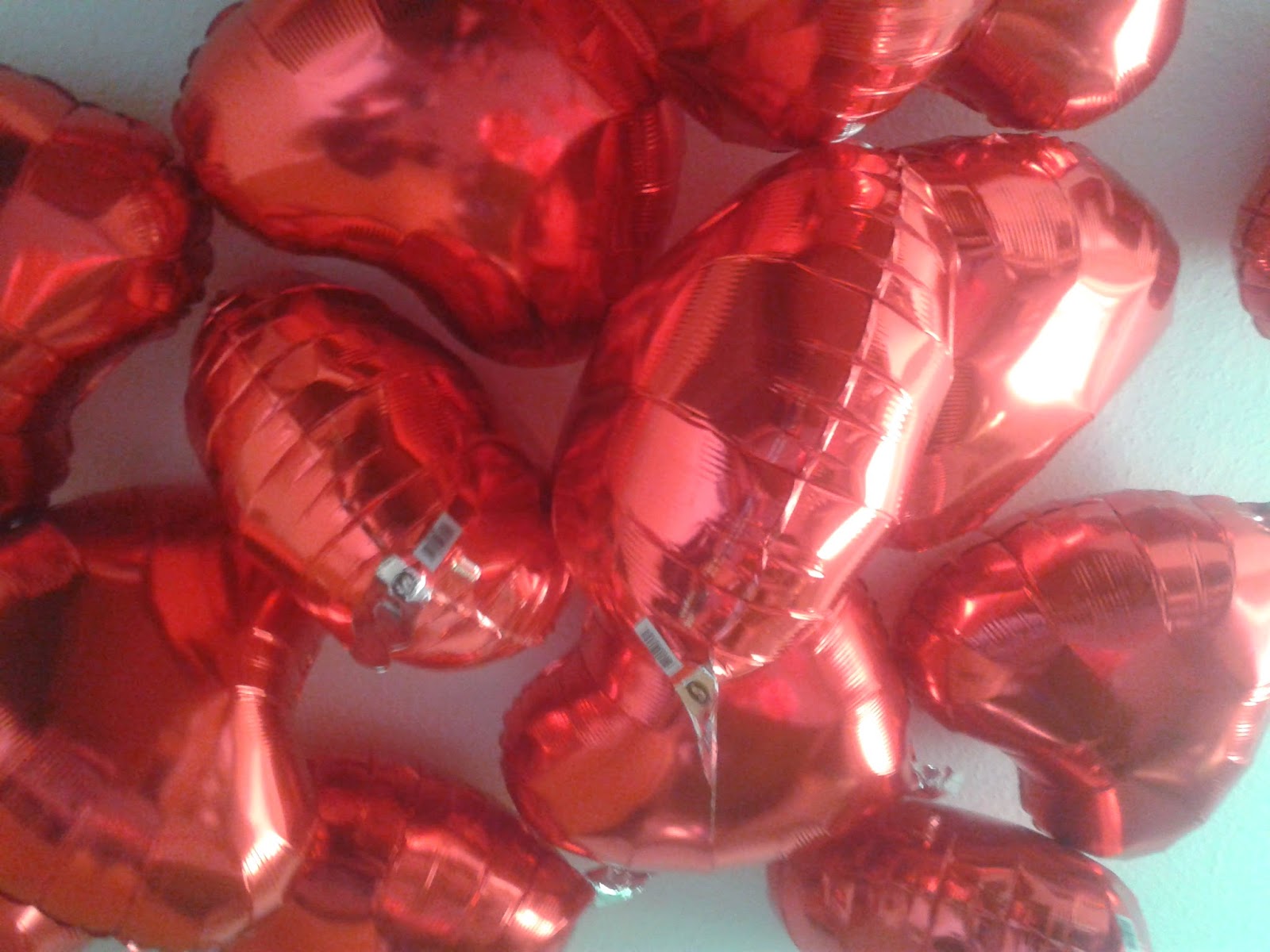  Helium Ballon Herzen für eine Hochzeit