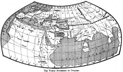 Mapamundi, segun Ptolemys