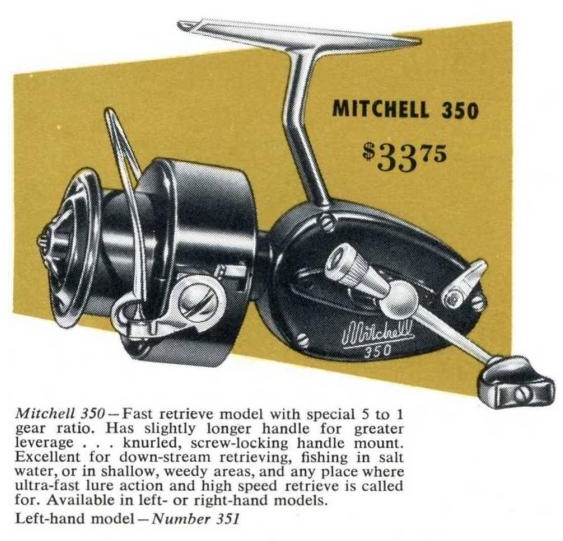 Carrete mitchell 350 Outlet