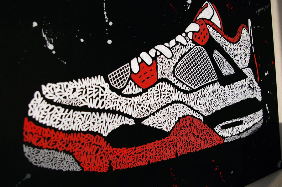 Air Jordan IV "GRAFFITI" Entertaining in My Home