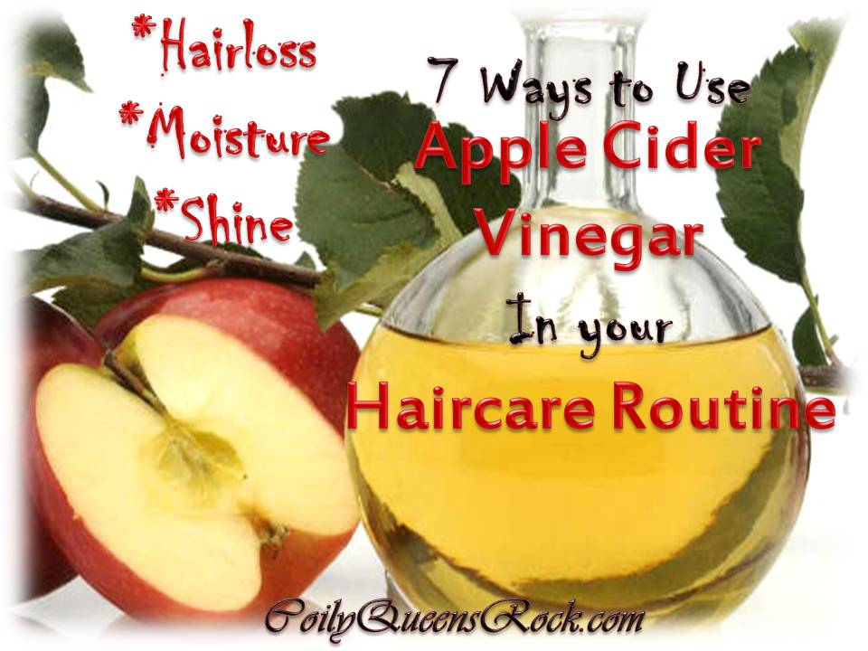 CoilyQueens™ Apple cider vinegar for your hair