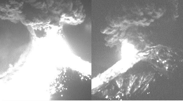 Fuerte explosión del Volcan Popocatépetl de nueva cuenta en Mexico Fuerte explosión del Volcan Popocatépetl de nueva cuenta en Mexico