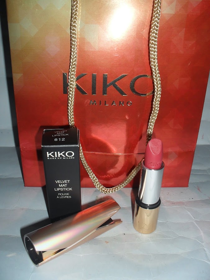 Imagen Labial Velvet Mat Kiko 612