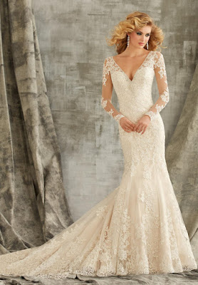 lace wedding gown