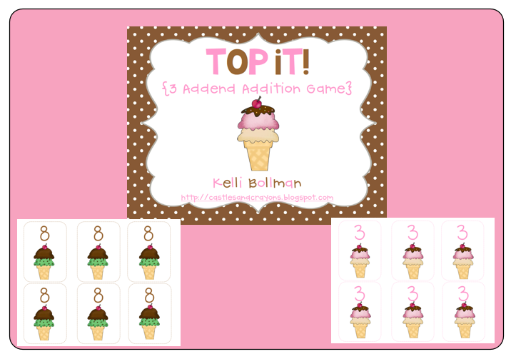 Castles And Crayons 3 Addend Addition Freebie And More EnVision 