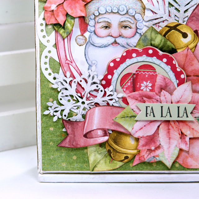 Winter Survival Gift Box by Ginny Nemchak using BoBunny Carousel Christmas