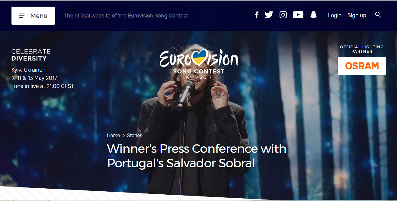 ヨーロッパ歌の祭典ーユーロビジョン ソング コンテスト Eurovision Song Contest 17 Alien S View 異邦人の目 Travel Diary 旅人日記
