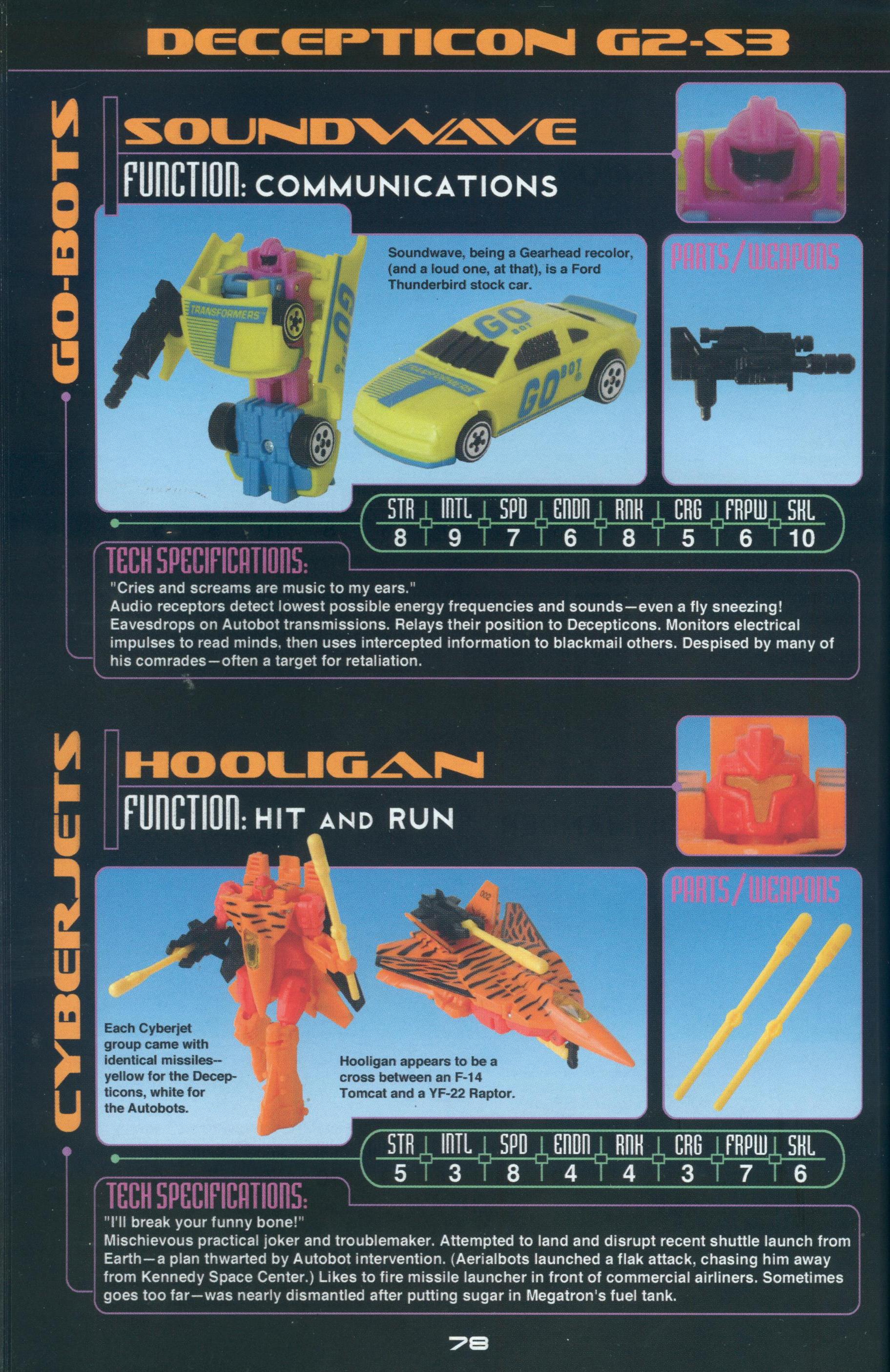 Read online Cybertronian: An Unofficial Transformers Recognition Guide comic -  Issue #6 - 80