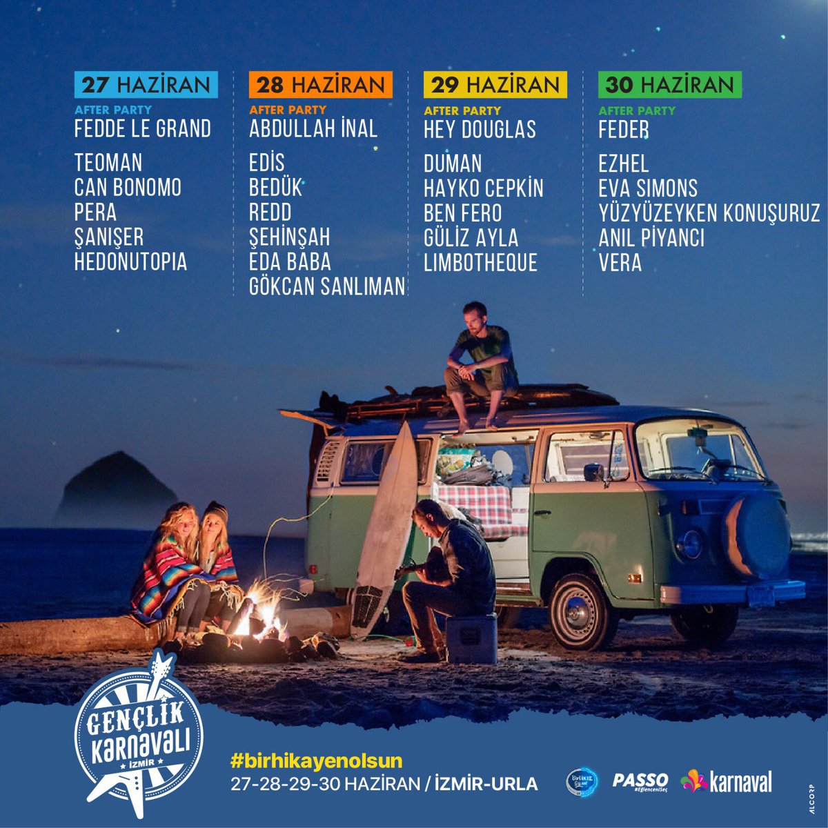 Izmir Genclik Karnavali 27 30 Haziran 2019 Urla Kum Denizi Izmirmag