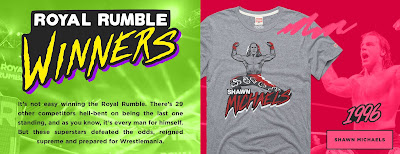 WWE Royal Rumble Winners T-Shirt Collection by HOMAGE