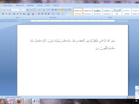 Cara menambah font Arab di Ms Word