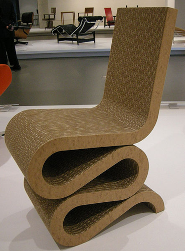 Daily Free Take Out Diy Cardboard Furniture The Wiggle Chair And Frank Gehry Wiggle Chair 1972 Sailko