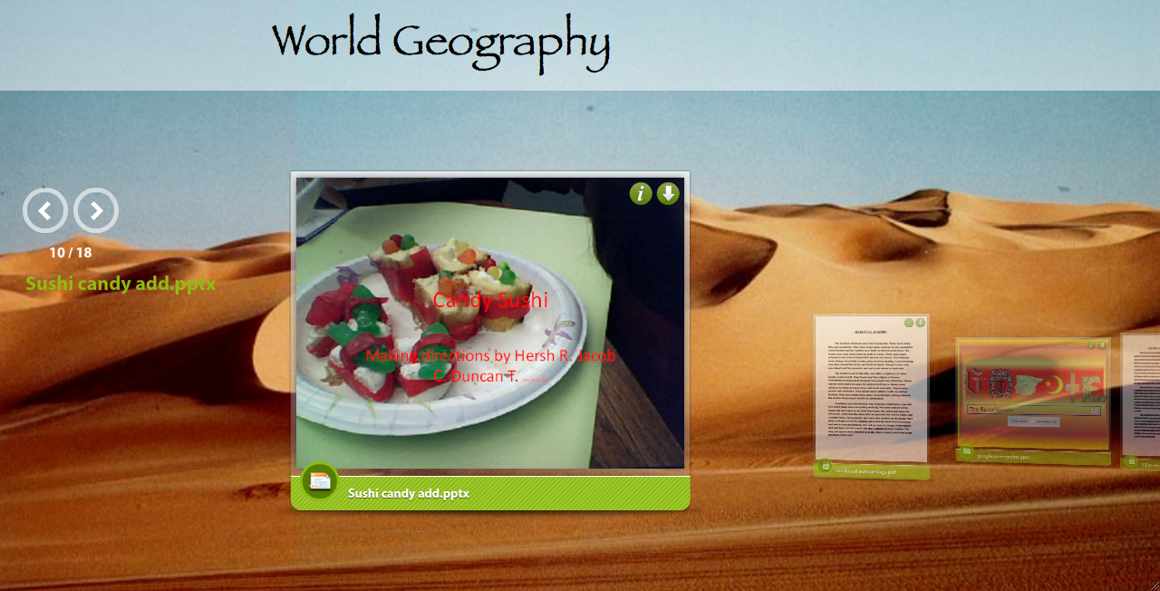 D.A.T.A. Scholars World Geography PORTFOLIOS!