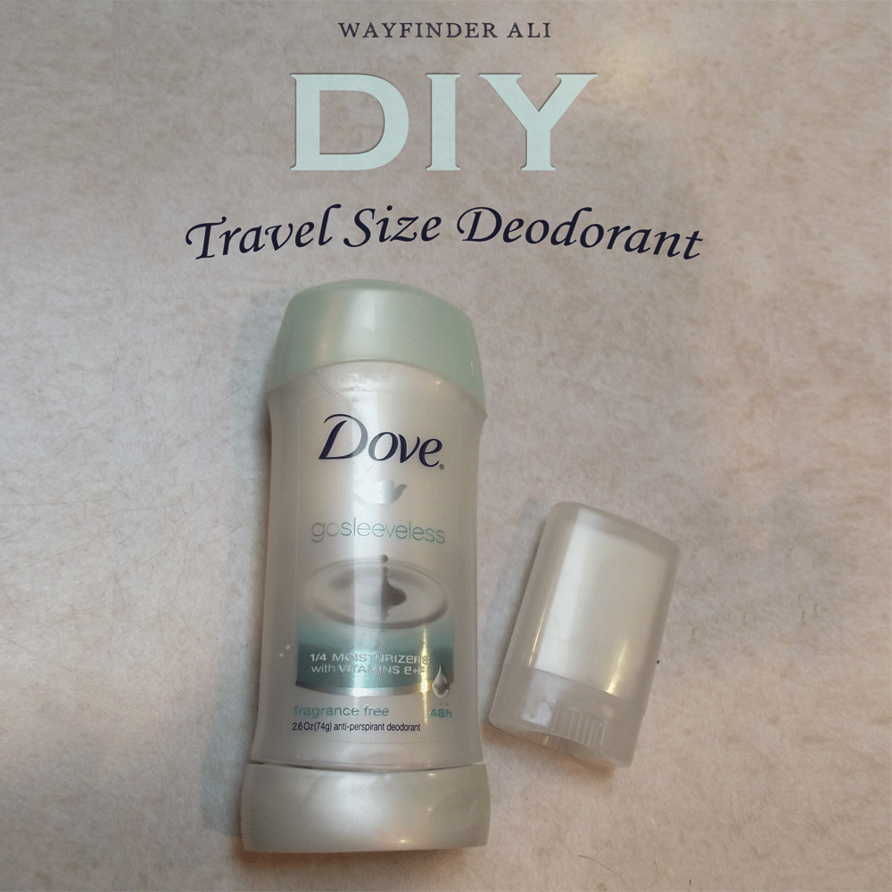 Wayfinder Ali Super Easy DIY Travel Deodorant