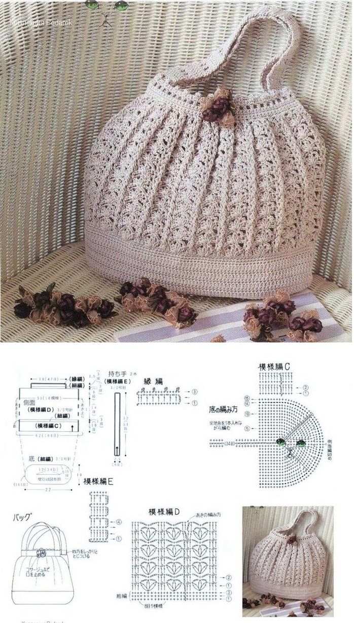 Bag crochet with graphics Crochet Here