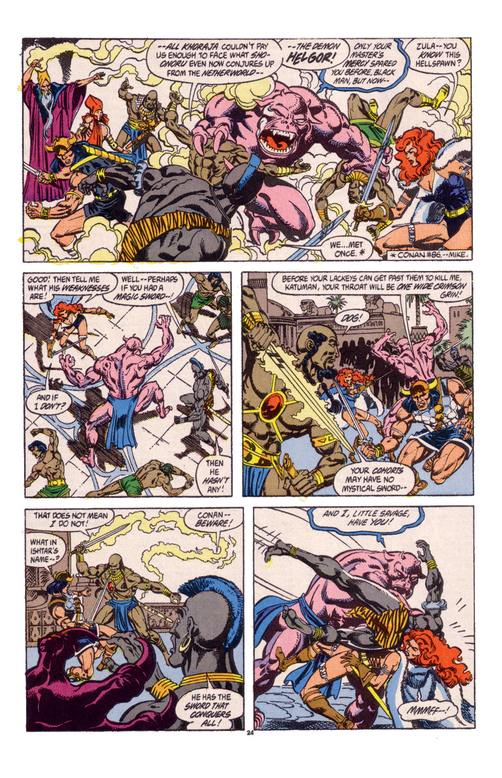 Read online Conan the Barbarian (1970) comic -  Issue #247 - 19
