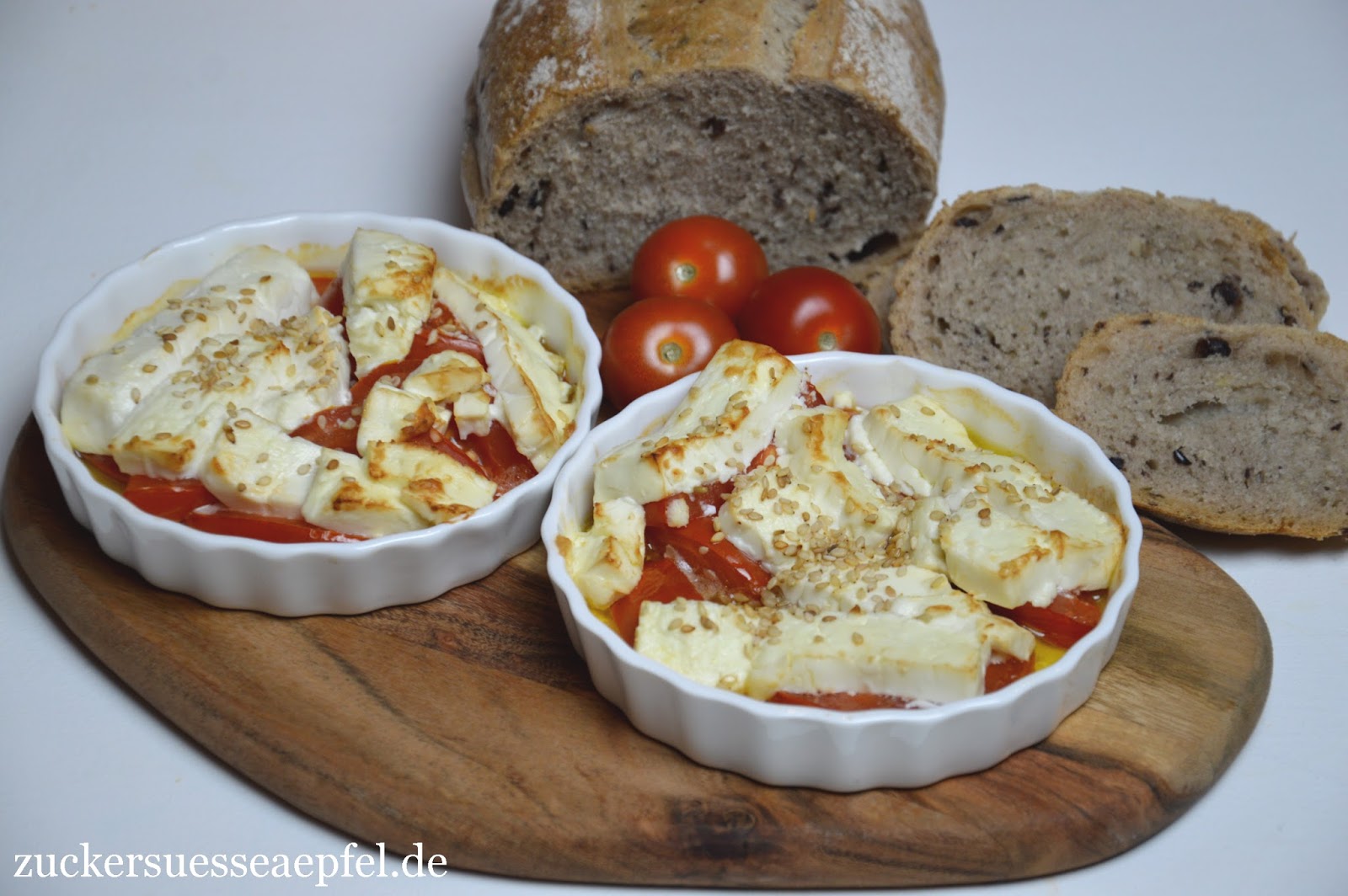 Rezept für überbackenen Schafskäse mit Tomaten | ♥ Zuckersüße Äpfel ...