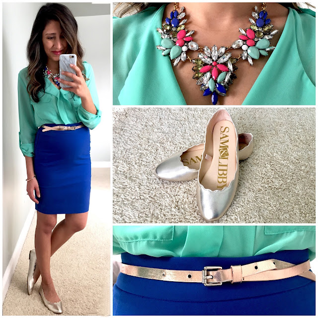 MINT GREEN + ROYAL BLUE Hello, Bloglovin’